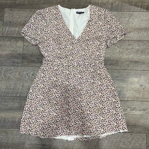 J. Crew Pink Floral Mini Dress size 8